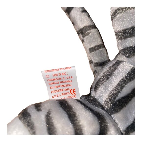 Ty Beanie Babies Prance Cat 1997 Plush Stuffed Animal Hang 5th Gen Tush 6th Gen - Picture 11 of 11